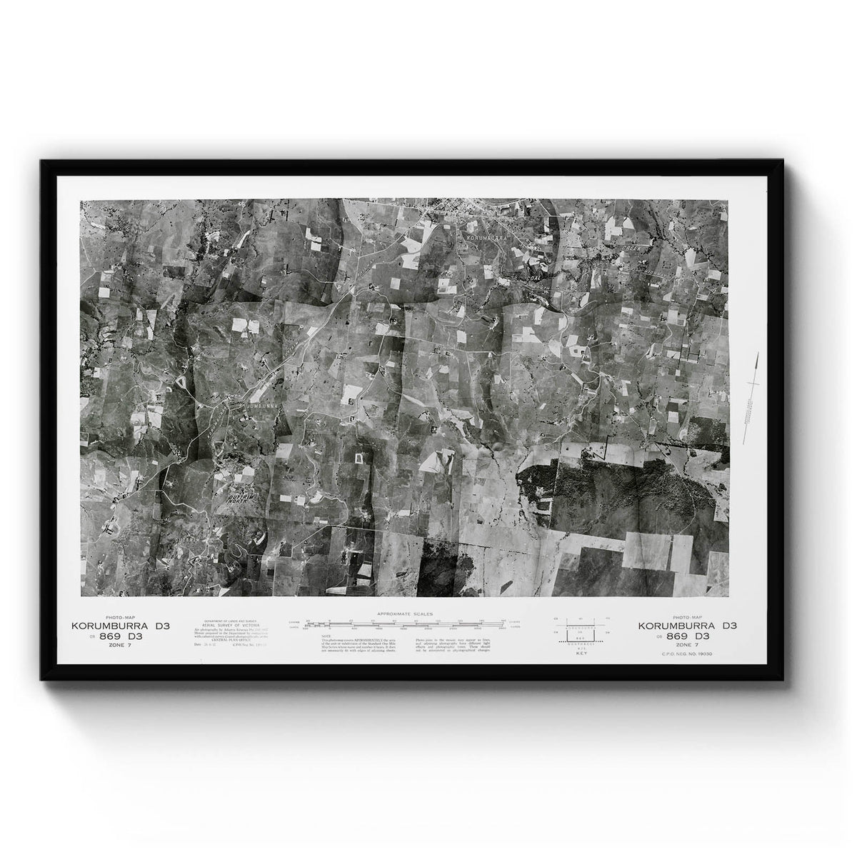 Korumburra, Victoria Australia Vintage Map 1 (1951) Vintage Maps