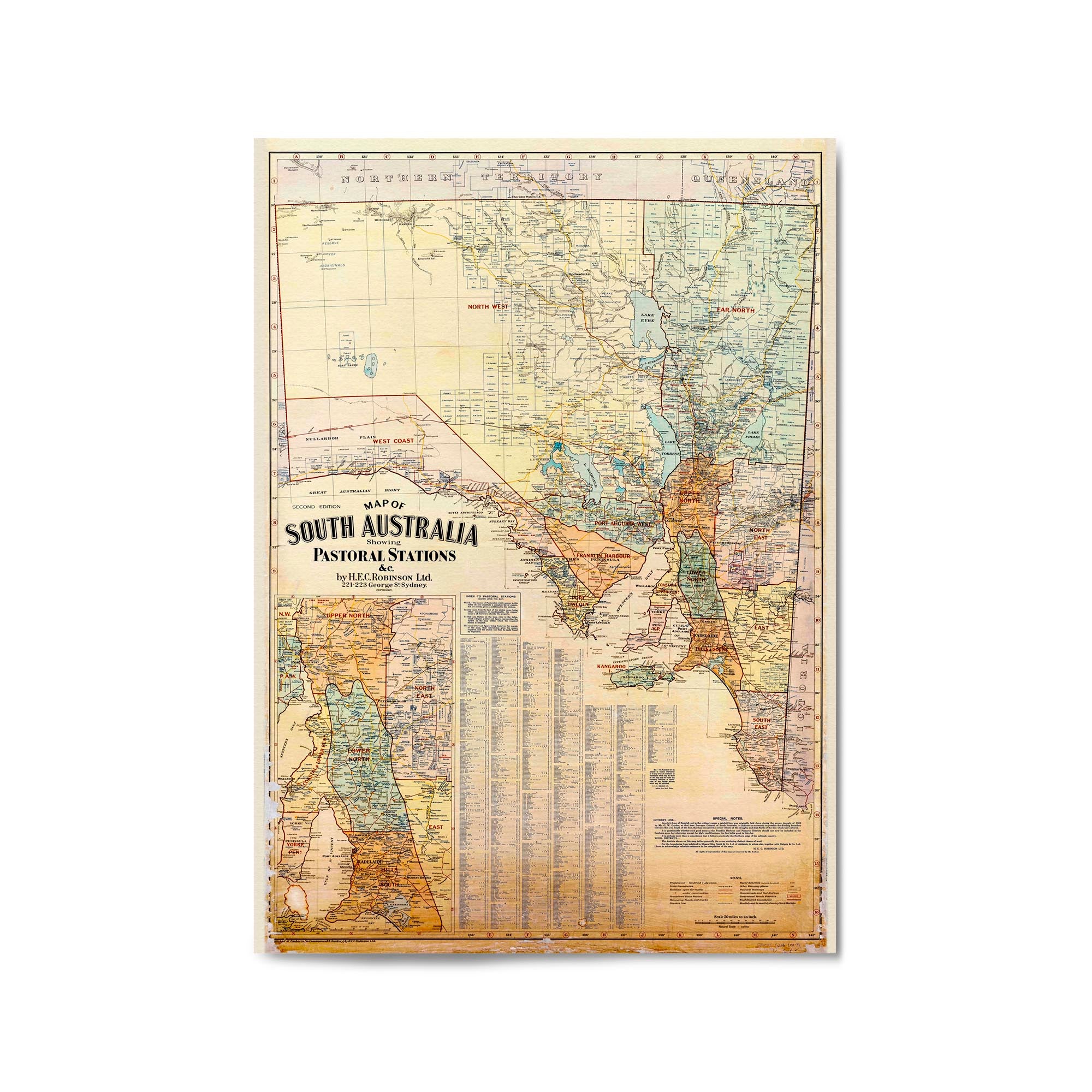 Vintage Maps of South Australia