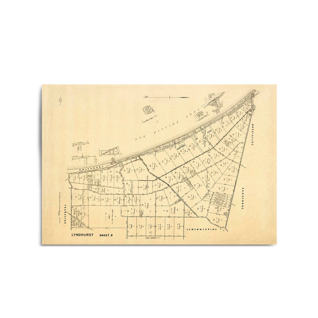 Carrum, Victoria Vintage Maps
