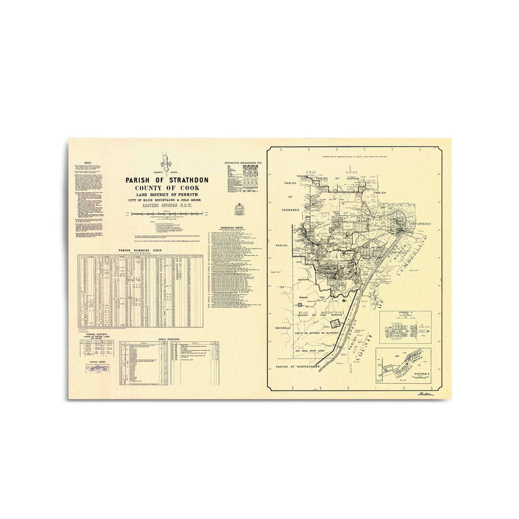 Maps of Glenbrook, New South Wales Vintage Maps