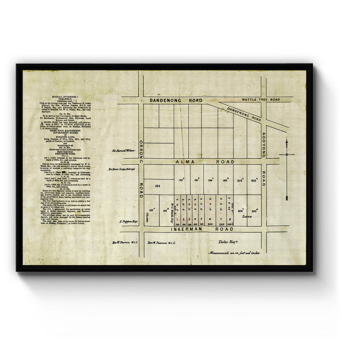 St Kilda, Victoria Australia Vintage Map #156 (187-?) – Vintage Maps