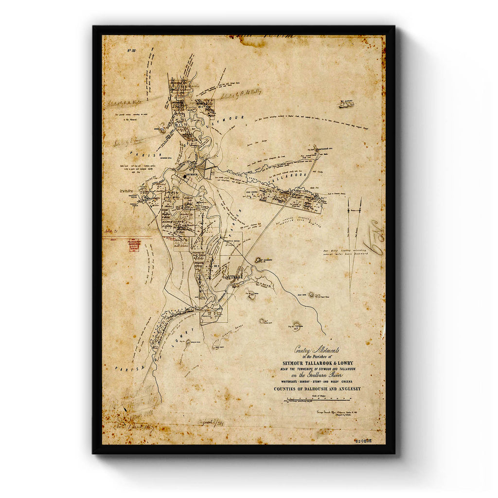 Seymour, Victoria Vintage Maps