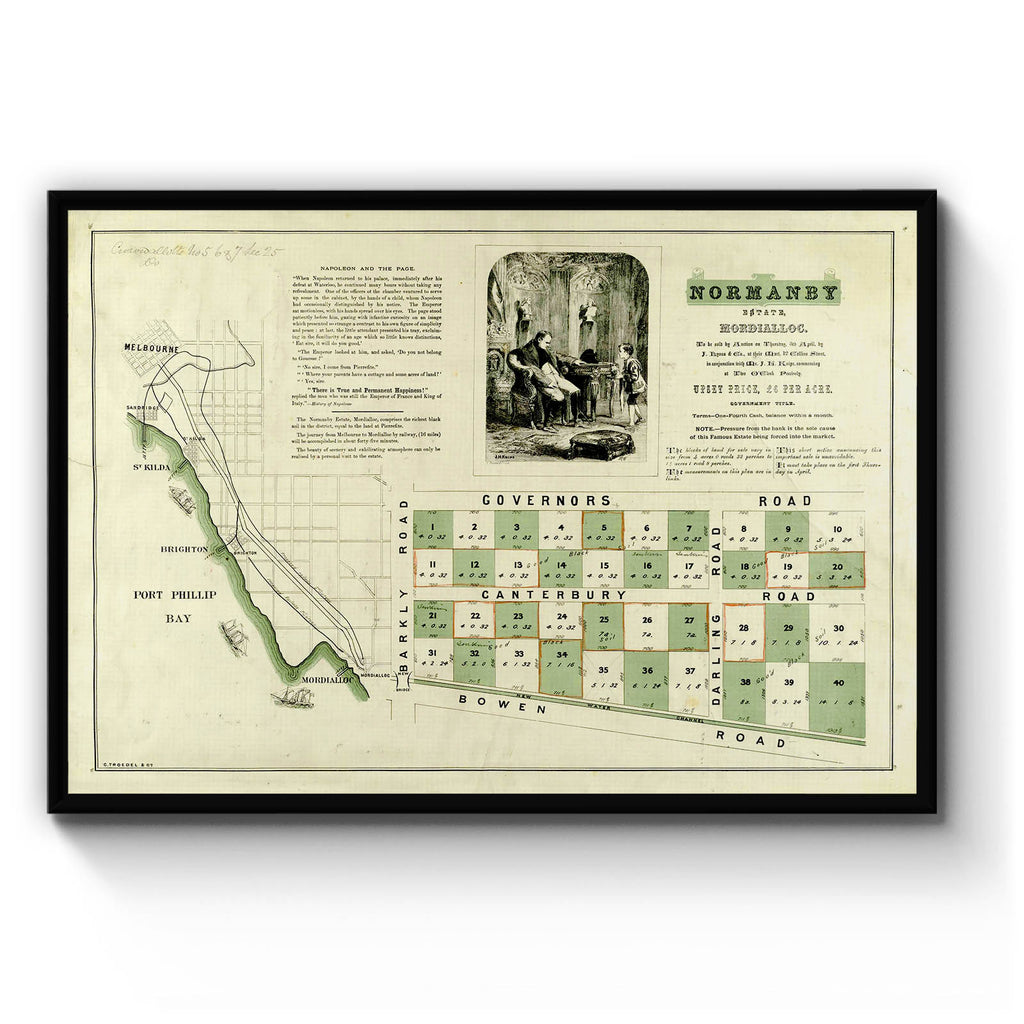 Mordialloc, Victoria Vintage Maps