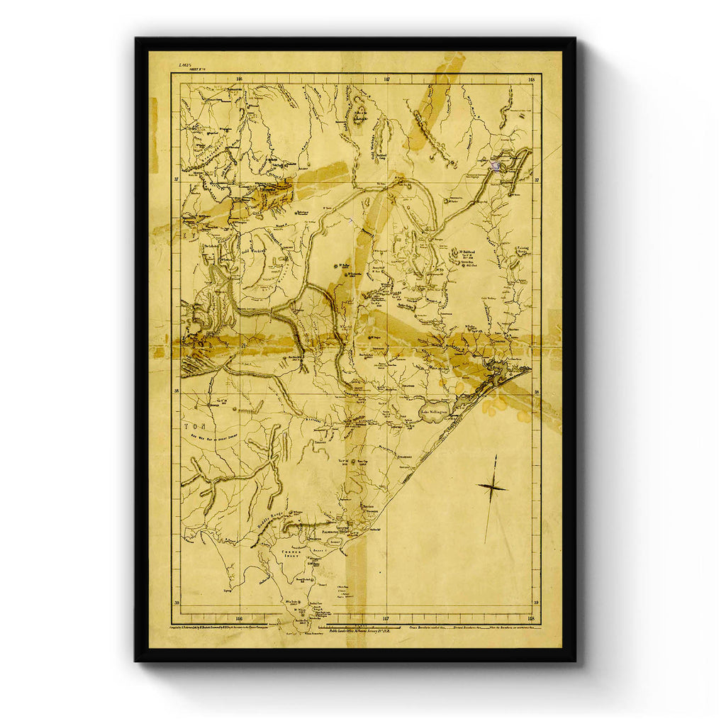 Toora, Victoria Vintage Maps