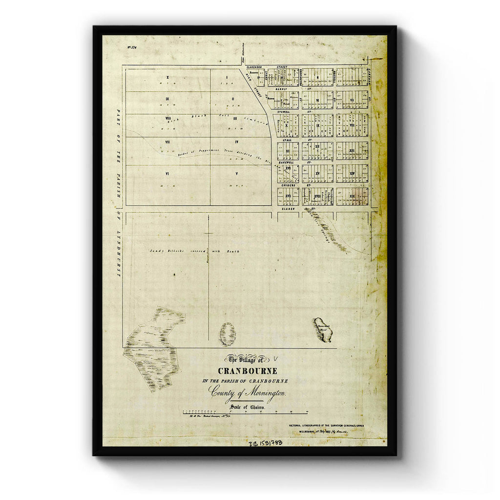 Cranbourne, Victoria Vintage Maps