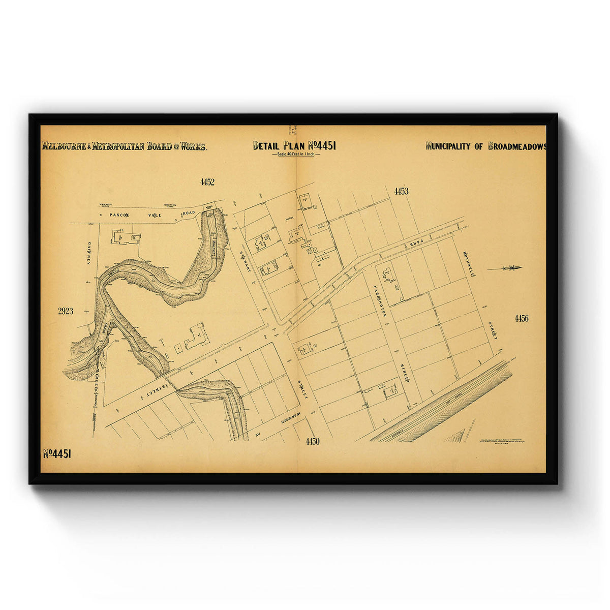 Broadmeadows, Victoria Australia Vintage Map #23 (1941) – Vintage Maps