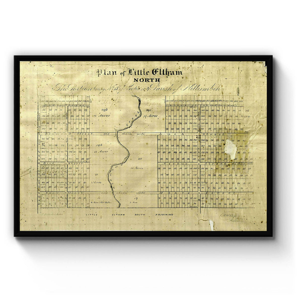 Eltham, Victoria Australia Vintage Map #3 (185-) – Vintage Maps