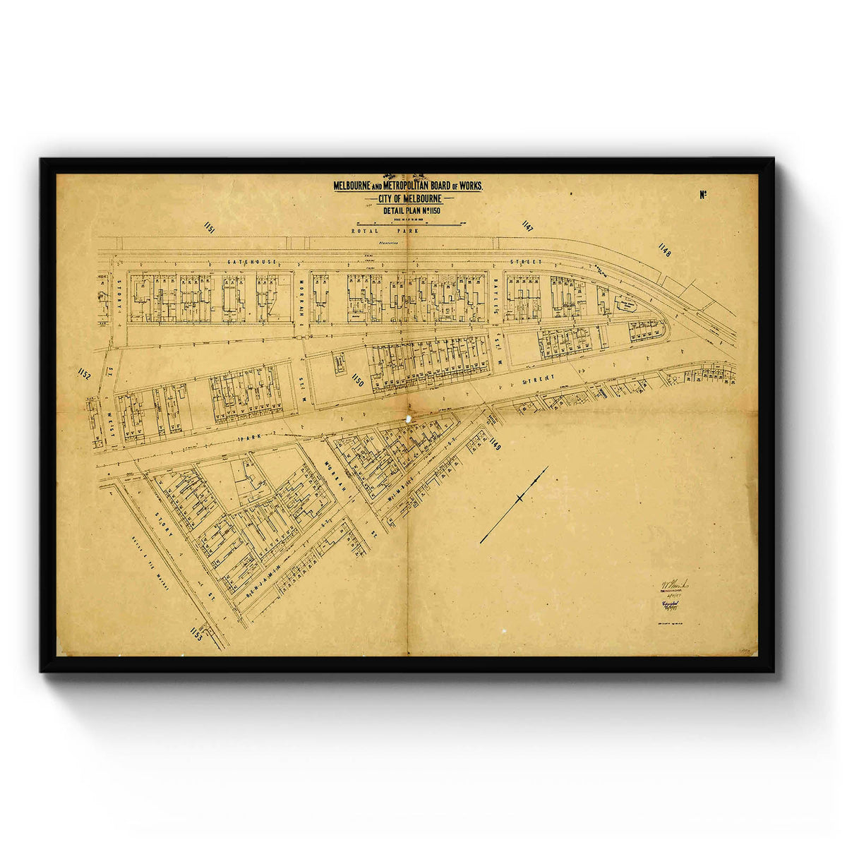 Parkville, Victoria Australia Vintage Map #3 (1897) – Vintage Maps