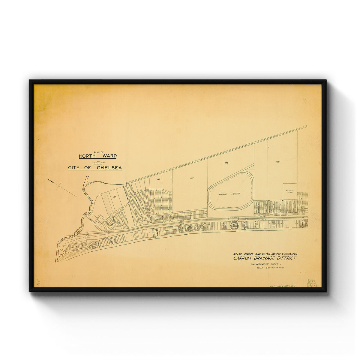 Town of Chelsea - Map #1 (1950?) – Vintage Maps