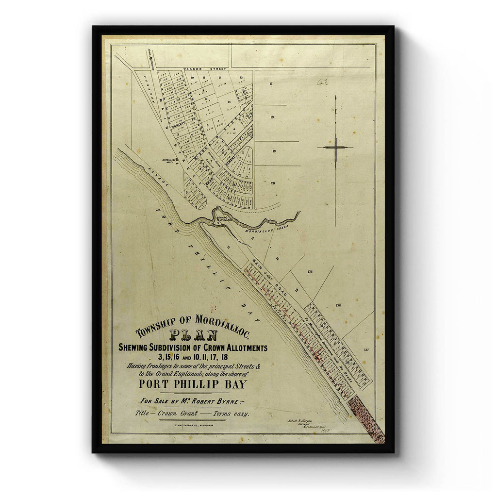 Mordialloc, Victoria Vintage Maps