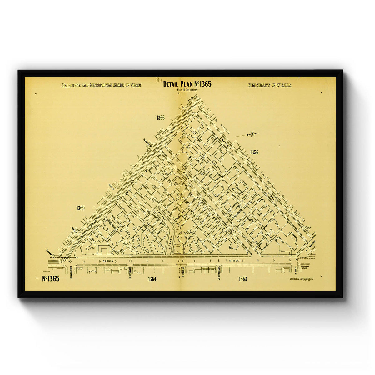 St Kilda, Victoria Australia Vintage Map #199 (1947) – Vintage Maps