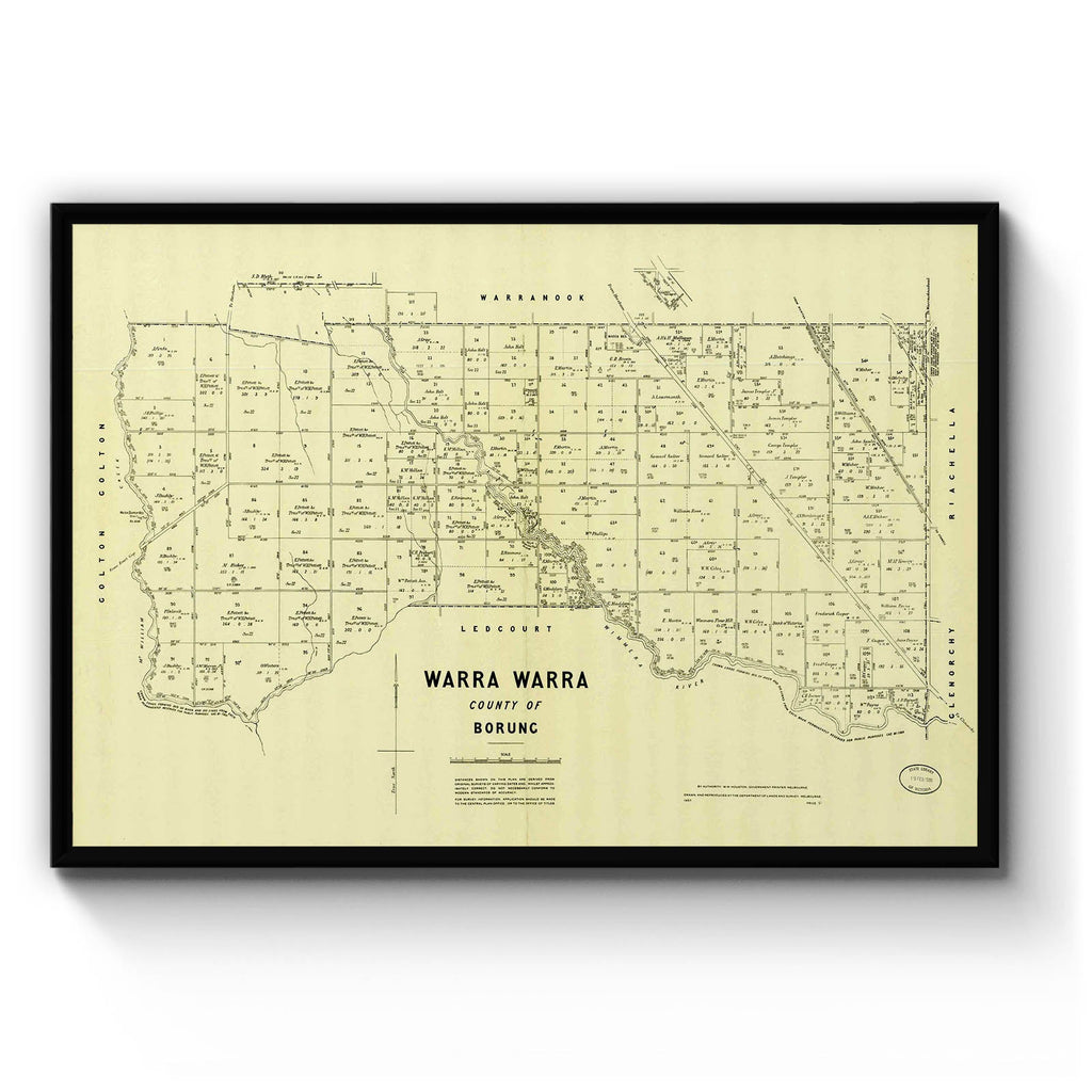Glenorchy, Victoria Vintage Maps