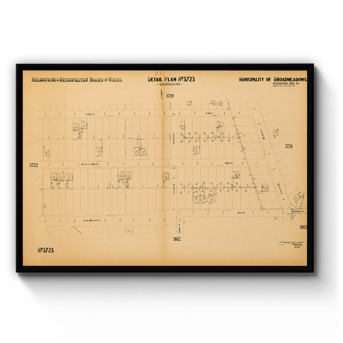 Broadmeadows, Victoria Australia Vintage Map #26 (1937) – Vintage Maps