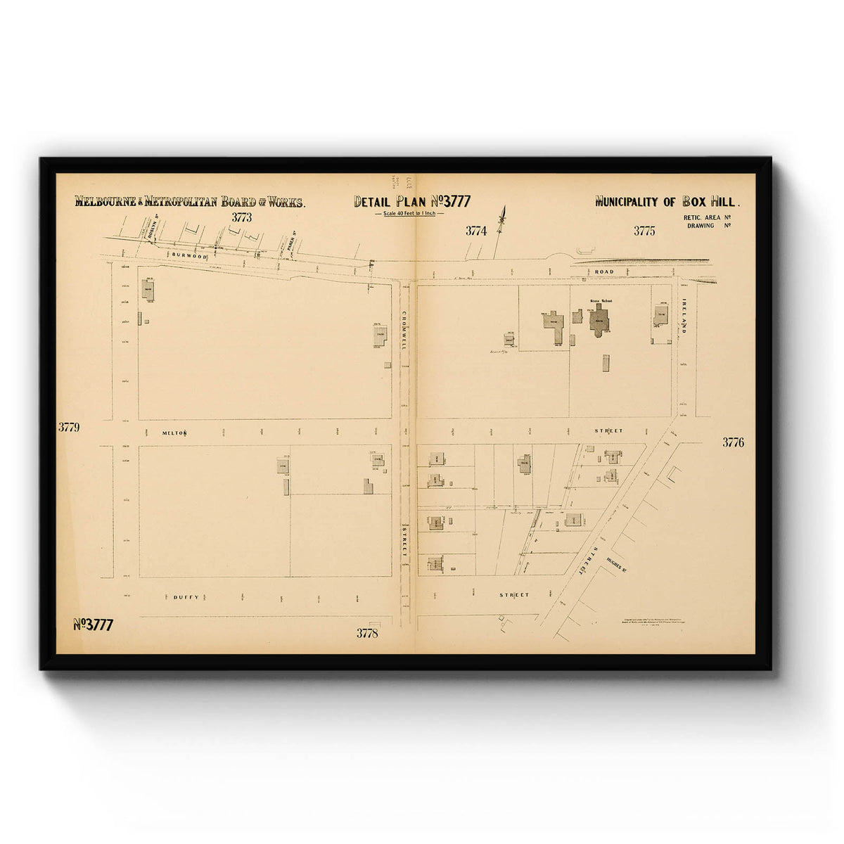 Box Hill, Victoria Australia Vintage Map #102 (1941) – Vintage Maps