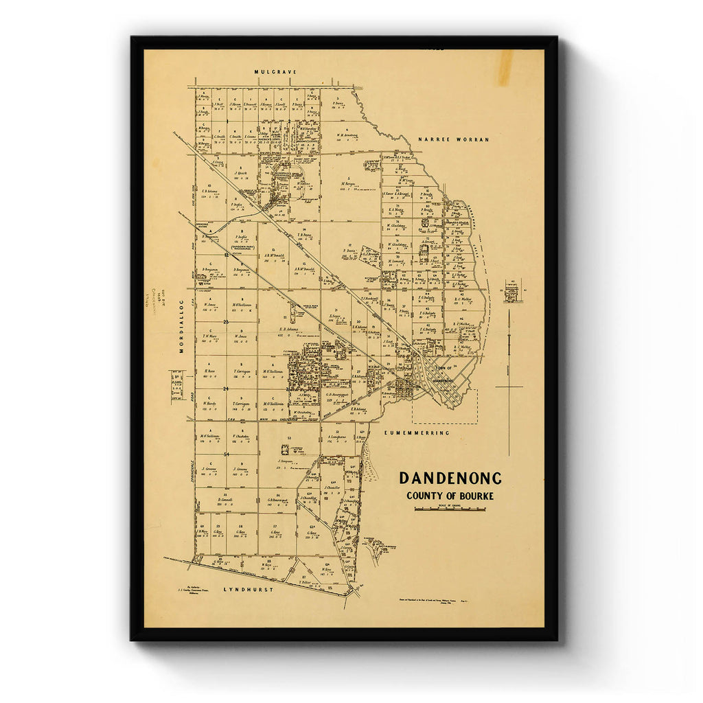 Springvale, Victoria Vintage Maps