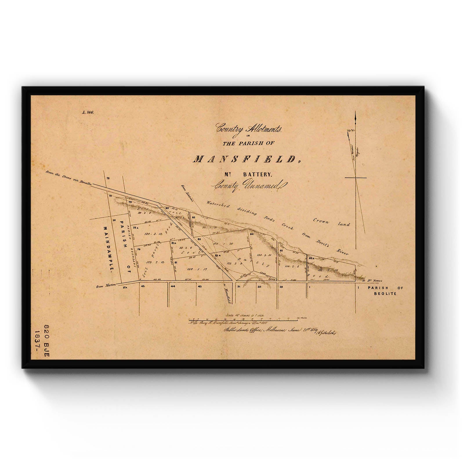 Mansfield, Victoria Vintage Maps