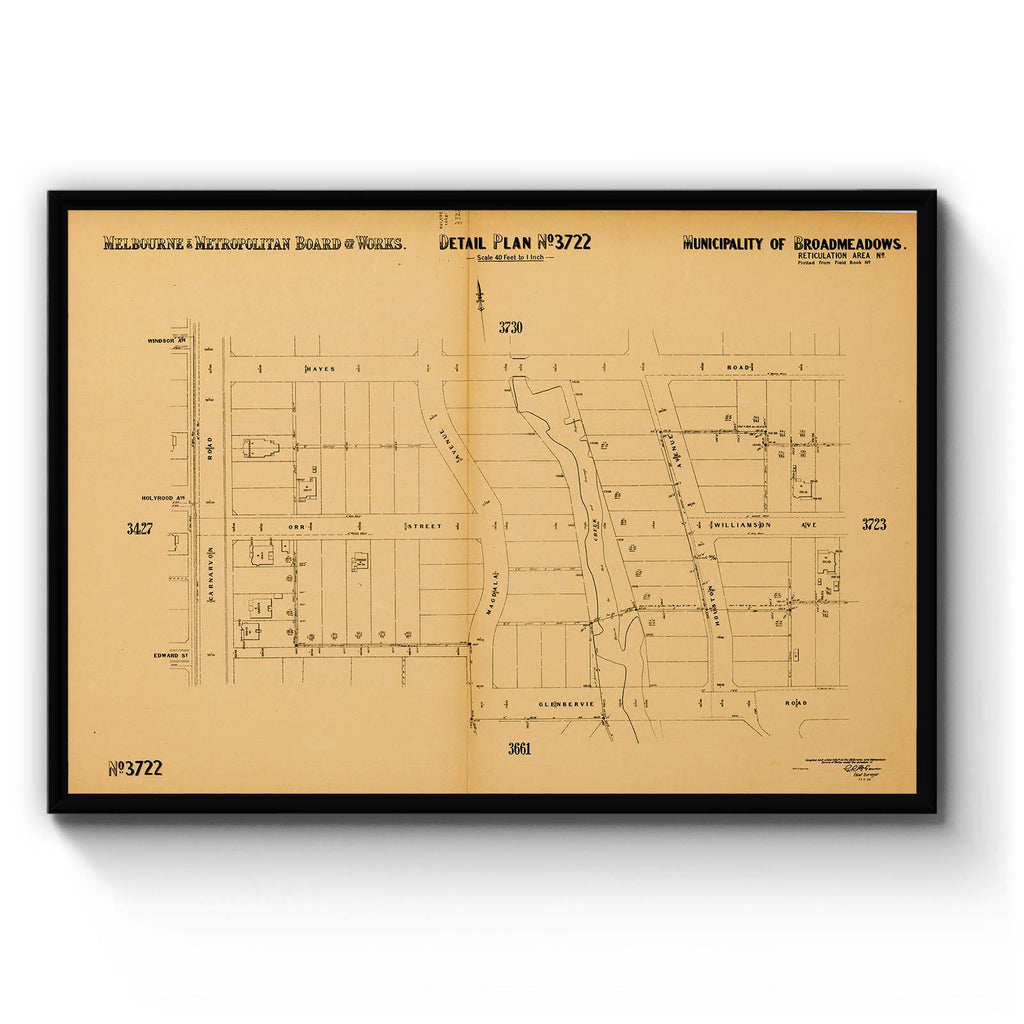 Broadmeadows, Victoria Vintage Maps