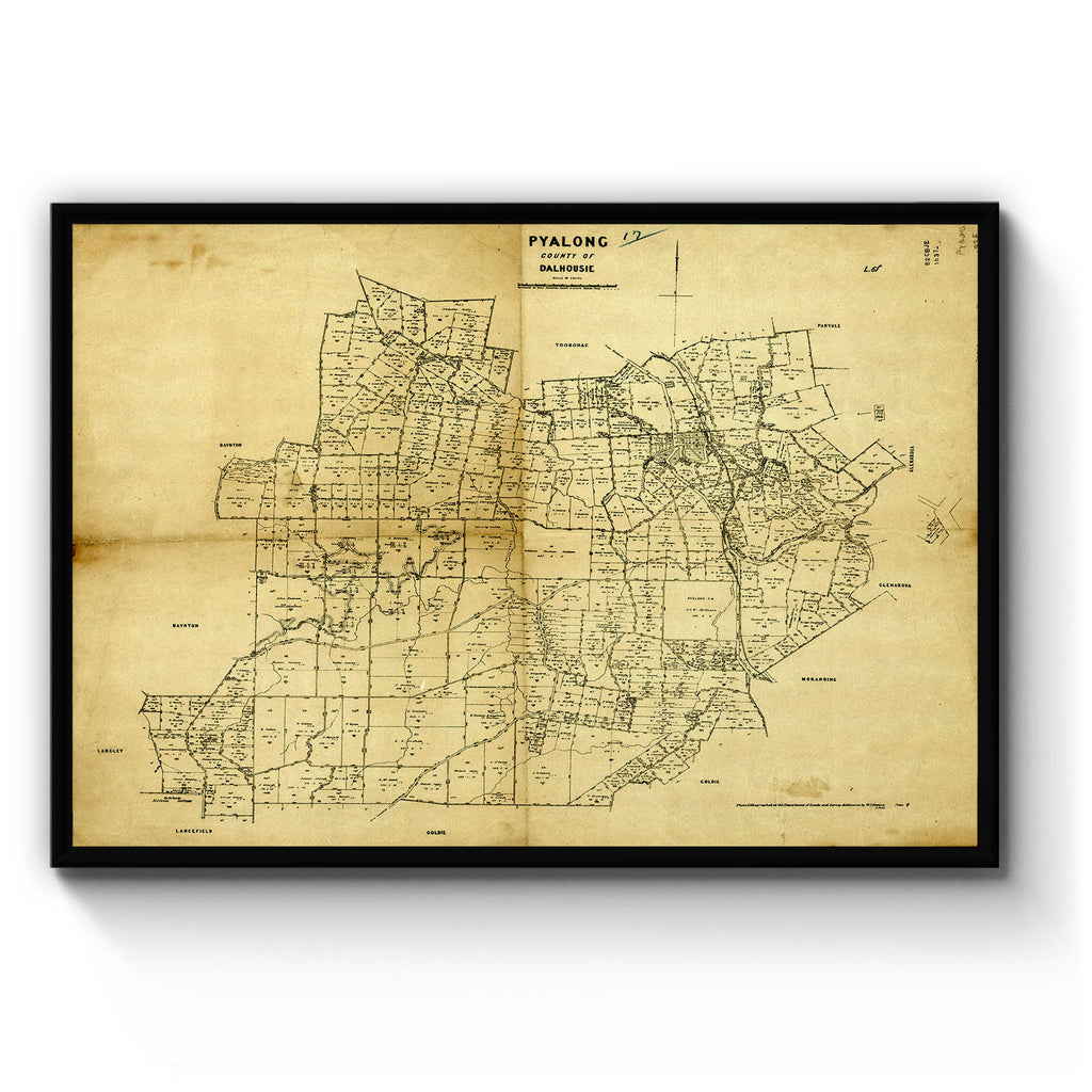 Pyalong, Victoria Vintage Maps