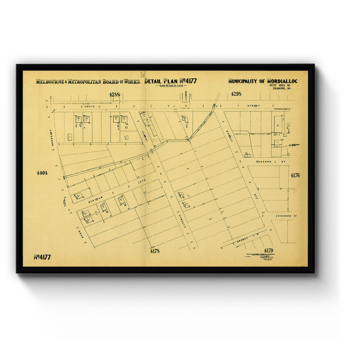 Mordialloc, Victoria Australia Vintage Map #118 (1938) – Vintage Maps