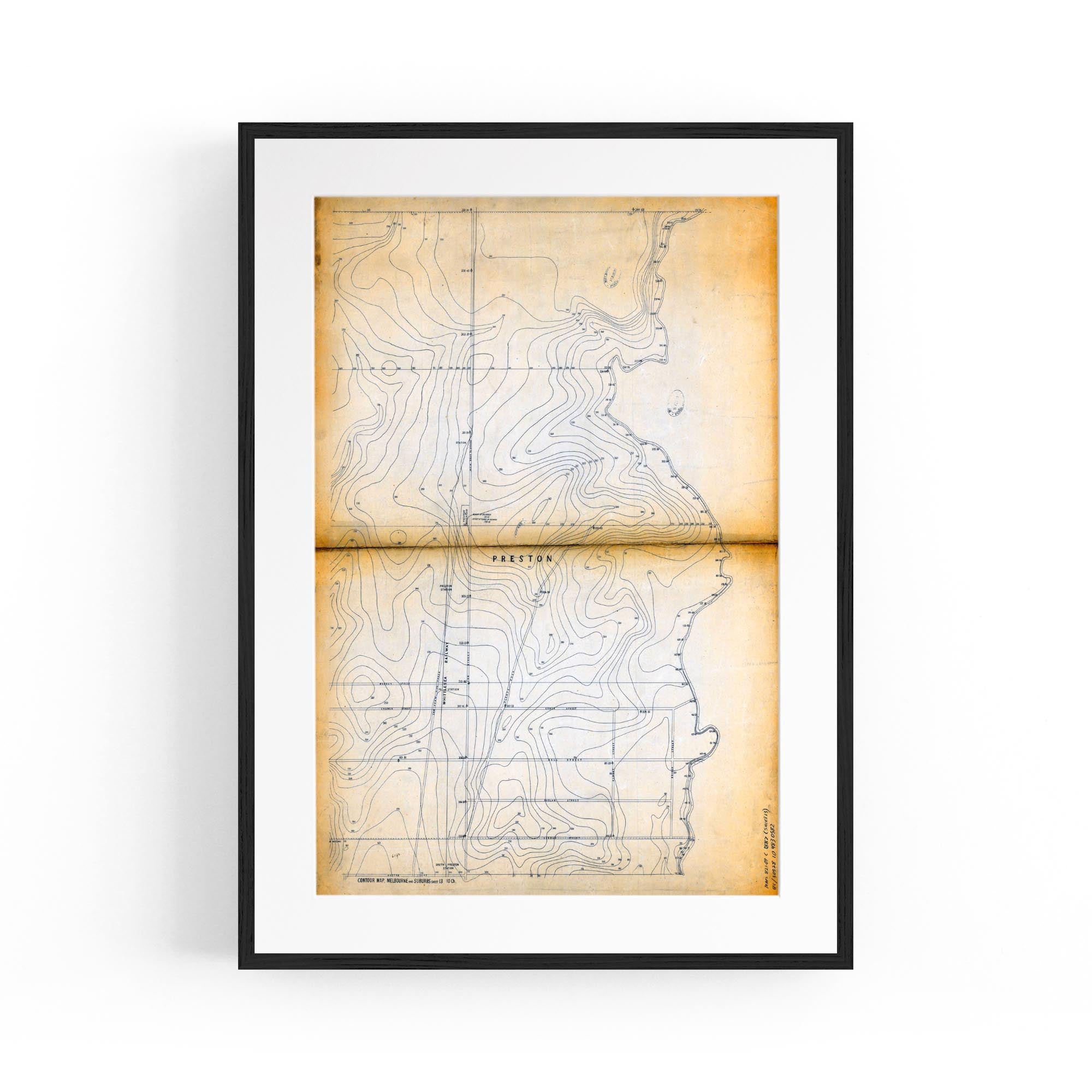 1890 Vintage Map of Preston, Victoria Australia – Vintage Maps