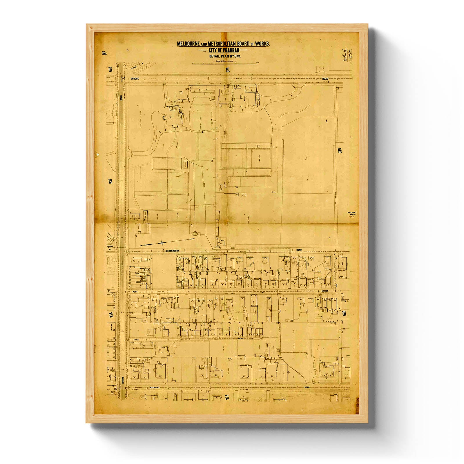 Toorak, Victoria Australia Vintage Map #23 (1899) – Vintage Maps