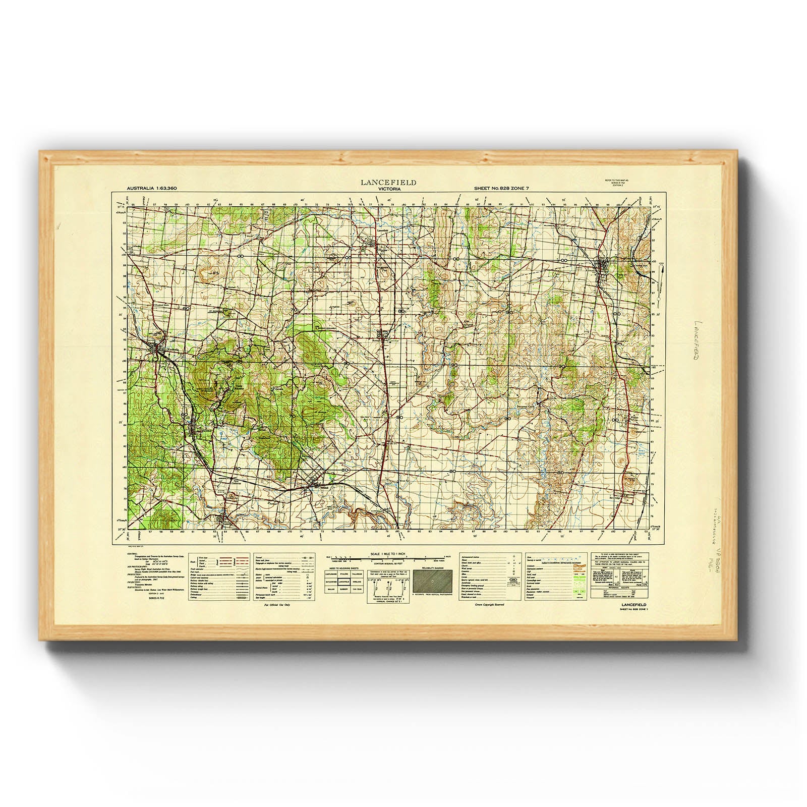 Kilmore, Victoria Australia Vintage Map #8 (1947) – Vintage Maps