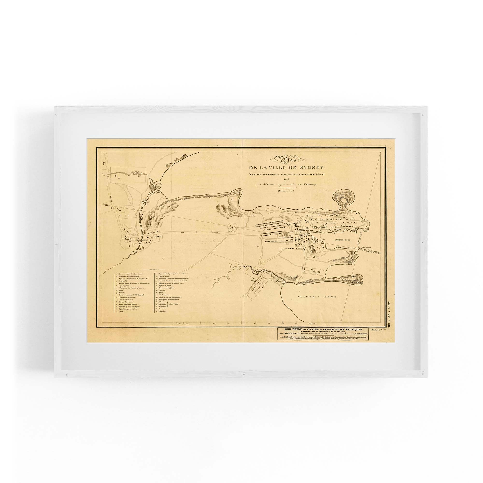 1802 Map of Sydney, New South Wales – Vintage Maps