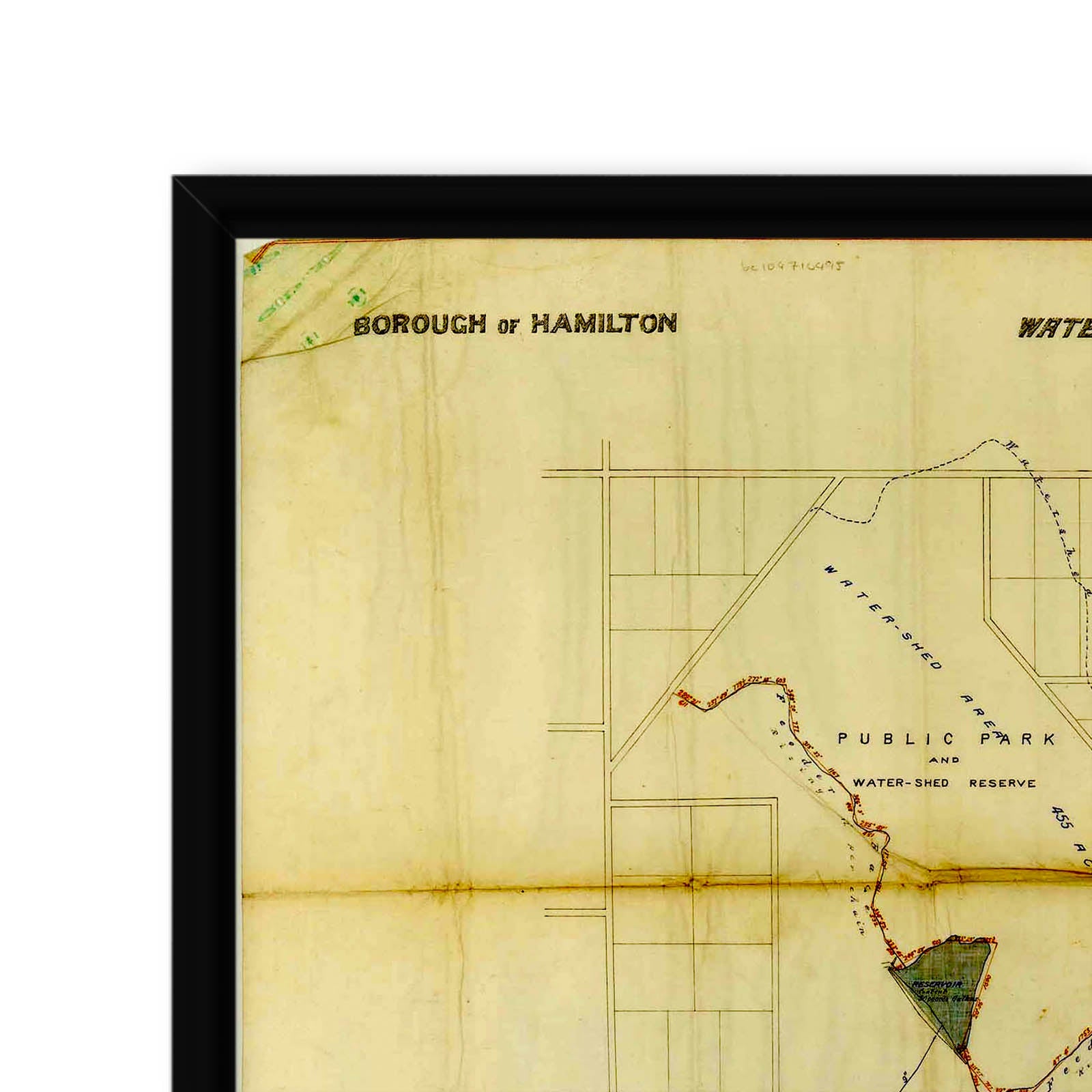 Hamilton Victoria Postcode Hamilton, Victoria Australia Vintage Map #3 (1879) – Vintage Maps