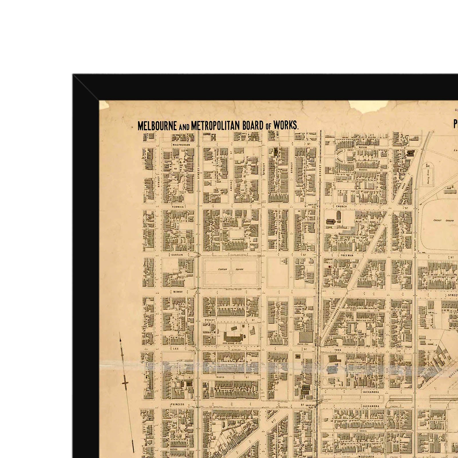 Fitzroy, Victoria Australia Vintage Map #7 (1896) – Vintage Maps