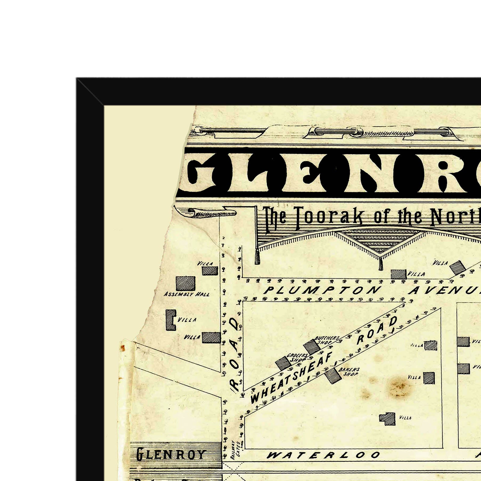 Glenroy, Victoria Australia Vintage Map #6 (1888?) – Vintage Maps