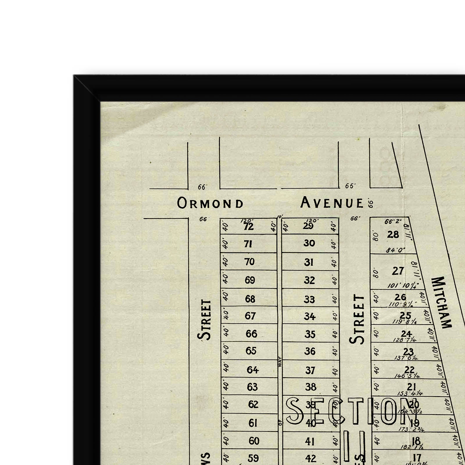 Mitcham, Victoria Australia Vintage Map #14b (1888) – Vintage Maps