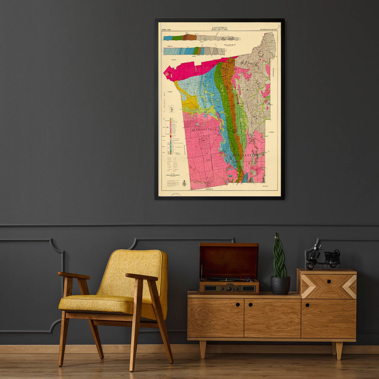 Lancefield, Victoria Australia Vintage Map #10 (1960) – Vintage Maps