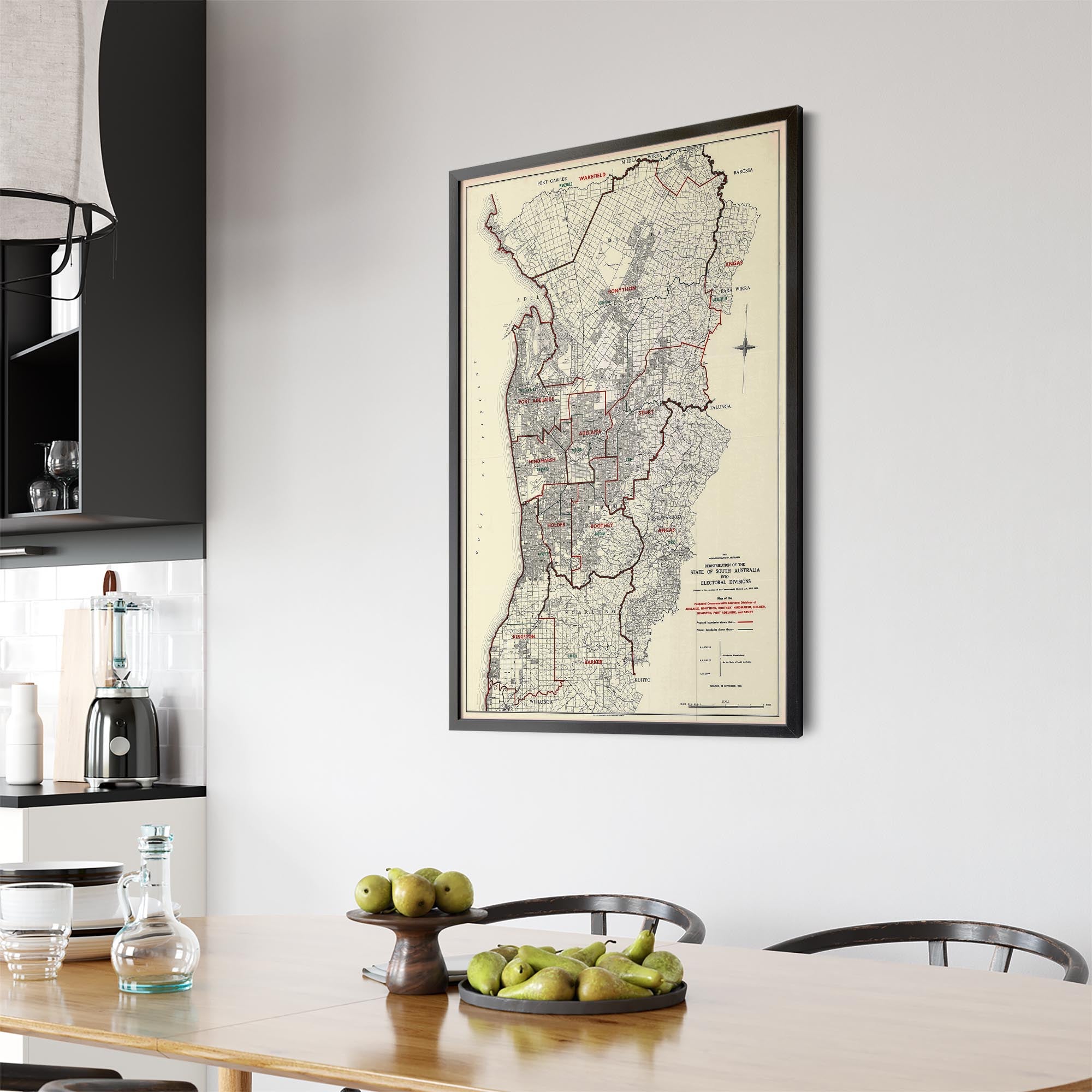 1968 Map of Adelaide & Surrounds, South Australia – Vintage Maps